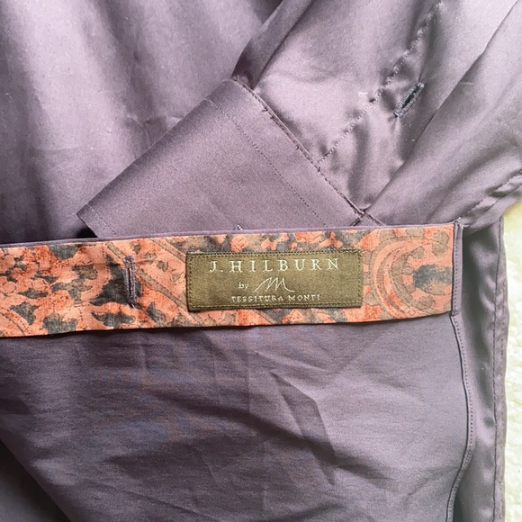 Men’s Large J Hilburn Button Down Midnight Purple - Picture 5 of 6